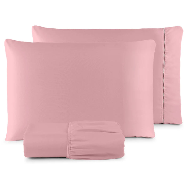 Jogo de cama  QUEEN 3 peças 400 Micro Percale