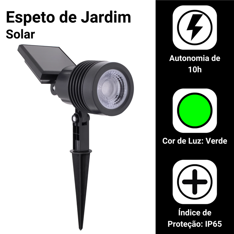 Luminária Solar Garden Spit Lamp ES02 Jardim